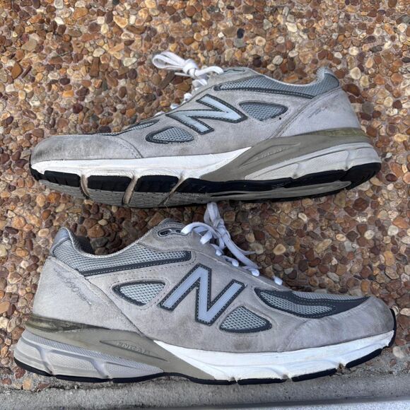 New-balance Men's Grey Trainers - Picture 2 of 8